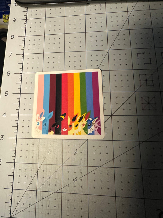 Fox evaluations pride flags stickers and pins |Multiple designs